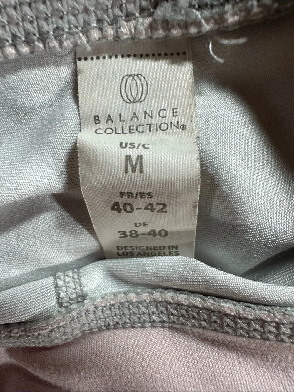 Women’s Balance Collection Gray and Black Printed Leggings M